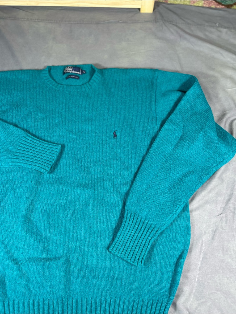 Polo by Ralph Lauren Teal Crewneck Sweater